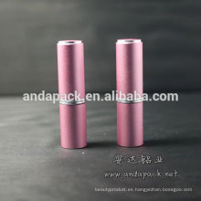 Moda lápiz labial rosa tubos cosméticos envases
